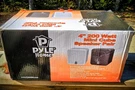 Pyle Home 4" 200 Watt Mini Cube Speaker Pair. Fixed Price $50.00.
