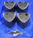 Set 4 Klipsch RW-8 Subwoofer Replacement Feet One Damaged. Fixed Price $26.95.