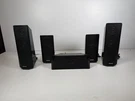 Sony Home Theatre (5) Speakers System Set Black SS-TSB137, TSB142, & CTB127. Fixed Price $49.99.
