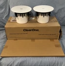 Clearone Ceiling Mount Speakers LS6CT 910-151-001-01 Set Of 2 Intercom. Fixed Price $39.93.