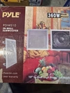 Pyle Home Audio 10" In-wall Subwoofer Ohm 180W Rms 360W Peak PDIWS10. Fixed Price $45.00.