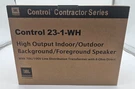 New Jbl Control 23-1-WH Weather-resistant 100W Background/foreground Speakers. Fixed Price $228.00.