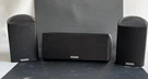 Polk Audio RM101 Satellite Surround Speakers & Center RM202 - Working!. Fixed Price $49.00.