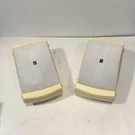 Yamaha NS-AW190W Outdoor Speakers Pair White Patio Garage Tested Works. Fixed Price $44.99.