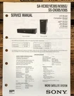 Sony SA-VE302 -VE305 -W305G SS-CN305 SS-V305 Speaker Service Manual *original*. Fixed Price $14.97.
