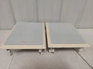 Broan-nutone ES838 8" Three-way In-wall Speakers, White (paintable) #2311. Fixed Price $50.00.