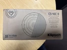 Klipsch CS-16C Ii 6.5" In-ceiling Speakers Each New Sealed Box. Fixed Price $115.00.