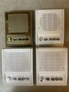 Nutone IS-419PB Outdoor Patio And 3 IS-405WH Indoor Speakers. Fixed Price $109.99.