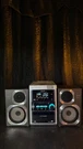 Panasonic 5 Disc Cd Stereo System PM71SD W/ 2 Akai SW-7II Speakers Tested Works. Fixed Price $199.00.