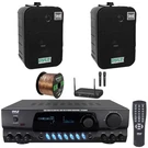 Pyle PT260A Home Receiver, 2X 5.25" 400W Indoor/outdoor Speakers, Mic System. Fixed Price $230.99.