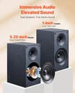 Powered Bookshelf Speakers, 25W X 2, Active Studio Monitor With 5.25 Inc. Fixed Price $205.34.