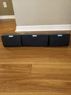 Kenwood CRS-N551 Bookshelf Speakers Set Of 3 Silver Used. Fixed Price $25.00.