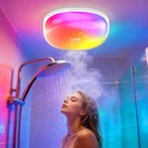 Gotopceed IP65 Waterproof Rechargeable Shower Light - 300LM Bright, 16 Colors. Fixed Price $27.81.