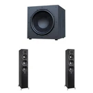 Elac Debut 3.0 DF53 Black Tower Speakers (pair) With 15 Inch Subwoofer. Fixed Price $2047.00.