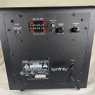 Infinity BU-1 Powered Subwoofer 8" Home Theater Audio Tested And Working. Fixed Price $97.99.