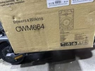 Bowers & Wilkins CI600 Series 6" In-wall Speaker CWM664-PAIR -new Seal Open. Fixed Price $650.00.
