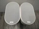 Paradigm Millenia One Speakers White (2) Pair With Wall Brackets. Fixed Price $299.98.