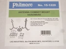 Philmore 15-1228 Y-style Chimney Tv Antenna Mast Mount Bracket Galvanized Straps. Fixed Price $40.95.
