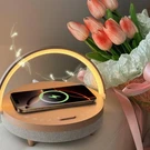 Vivilumens 6-IN-1 Bedside Lamp W/ Wireless Charger, Bluetooth Speaker, Night Lig. Fixed Price $71.25.