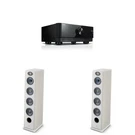 Focal Vestia NO3 Light Wood Floorstanding Speakers Pair + RX-V4ABL 5.2 Receiv.... Fixed Price $2742.95.