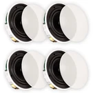 Theater Solutions TSQ670 Flush Mount Volt Speakers With 6.5" Woofers 2 Pairs. Fixed Price $152.99.