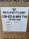 Soundtube Entertainment Speaker CM-EZ-8-WH T10 70/100 Volt 9/16 EB3000616-18. Fixed Price $79.99.