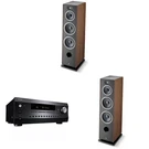 Focal Vestia NO4 Dark Wood Floorstanding Speakers Pair With Av Receiver Bundl.... Fixed Price $3149.99.
