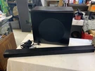 Samsung HW-MM45 Soundbar System PS-WWX70 Subwoffer. Fixed Price $128.25.