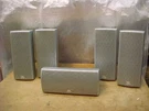 Jbl 180SSAT Speakers Surround Sound Satellite 4X + 180SCE Center 100 Watts Each. Fixed Price $30.00.