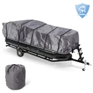 Pyle Pontoon Boat Cover, Universal Fit, Waterproof, Weather Resistant, Marine Gr. Fixed Price $149.99.