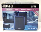 Klh Audio Systems 100 Watt Indoor/outdoor Surround Sound Speakers Model 980B New. Fixed Price $75.00.