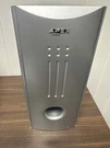 Apex Digital Silver Subwoofer Very Good. Fixed Price $40.90.