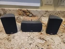 Klipsch Surround Sound Satellite Center Left Right Speaker HT-SK5 3 Piece Tested. Fixed Price $58.95.
