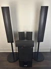Sony 5.1 Channel Speaker Set. SS-WS95, SS-CT81, Two ST-TS95 And SS-TS92. Fixed Price $50.00.