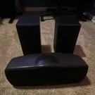 Klipsch C-200 Center & RB-15 Bookshelf Speakers Set, Black, 3.0 Channel, 8 Ohm. Fixed Price $100.00.