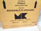M&k 75 Bookshelf Left Right Speakers New Sealed Original Box. Fixed Price $800.00.