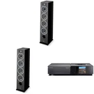 Focal Vestia NO3 Black 3-WAY Speakers (2X) With Naim Uniti Star Network Strea.... Fixed Price $5999.00.