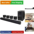 5.1 Home Theater System With Bluetooth, 6 Surround Speakers, Wall Mountable, .... Fixed Price $248.17.
