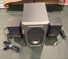 Altec Lansing 221 2.1 Channel System Subwoofer + - Tested. Fixed Price $36.99.