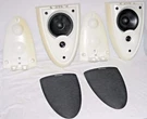 Pioneer S-DS1-H Direct Diffuse Stereo Surround 4-1/2" Speakers Pair W/brackets. Fixed Price $39.00.