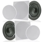 Pair 10" In-wall / In-ceiling Speakers, 2-WAY Flush Mount Home Speaker, 300 Watt. Fixed Price $79.99.