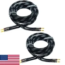 Arklove 2-PACK 10FT 12AWG Braided Dual Banana To Speaker Cables. Fixed Price $72.94.