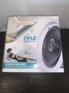 Pyle PDIC1661RD 6.5" In-wall 2-WAY 200 Flush Mount Home Speaker Pair White. Fixed Price $22.50.
