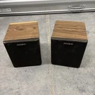 Sony SS-U20 50W 8 Ohms Stereo Small Pair Bookshelf Speakers Excellent Sound. Fixed Price $32.50.