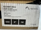 Episode ES-550T-IW-6 Wall Thin Bezel (1 Speaker) Brand New. Fixed Price $39.99.