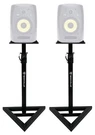 (2) Rockville Adjustable Studio Speaker Stands For Krk VXT-8. Fixed Price $64.95.