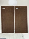 2X Scott 10B Loudspeaker System Floor Brown Cloth Grills Only Mint. Fixed Price $38.75.