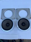 Pair Of Vintage Technics 12PM289C-T Mids Midrange Speakers Removed SB-2745. Fixed Price $55.00.