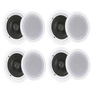Pyle Audio 5.25 Inch Way 150W Ceiling Wall Speakers, PDIC1651RD (2 Pairs). Fixed Price $86.99.