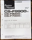 Pioneer CS-F9900 CS-F9000 CS-F7000 Speaker Service Manual *original*. Fixed Price $14.97.